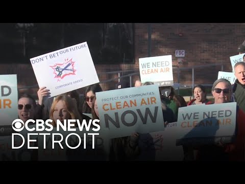 YouTube video thumbnail: Residents Rally Against Data Center in Michigan