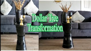 DIY DOLLAR TREE SIDE TABLE FROM OLD POTS | Craft angel