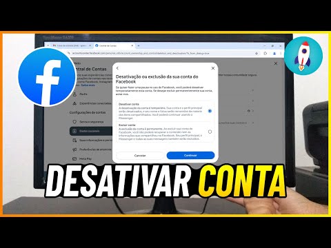 Como DESATIVAR o Facebook Pelo PC 2025 - ATUALIZADO