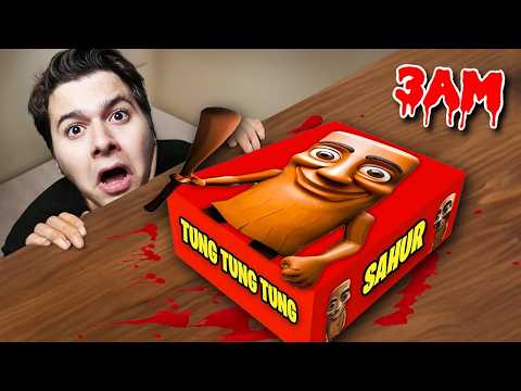 GECE 3'te TUNG TUNG TUNG SAHUR GİZEMLİ KUTUSUNU AÇMAYIN !! (BAŞIM BELADA)