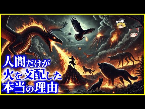 【ゆっくり解説】火を武器にする鳥が実在!?「火を操る生物」が存在しない理由を解説/ドラゴンは実在可能か？なぜ人間だけが火を扱えるのか？進化が選ばなかった"禁断の力"