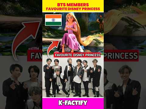 BTS Members Favourite Disney Princess ๐ || #shorts #bts #kpop
