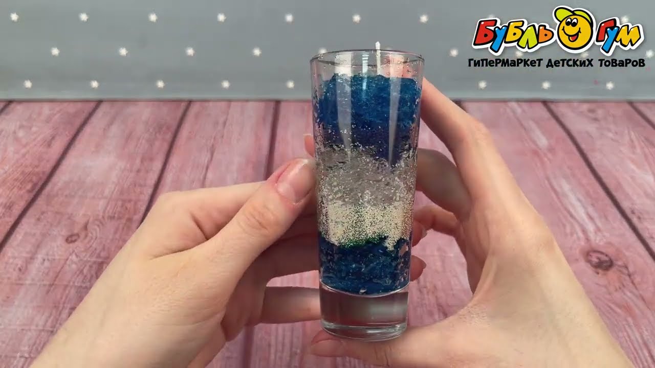 Набор для создания гелевых свечей №6 - видео