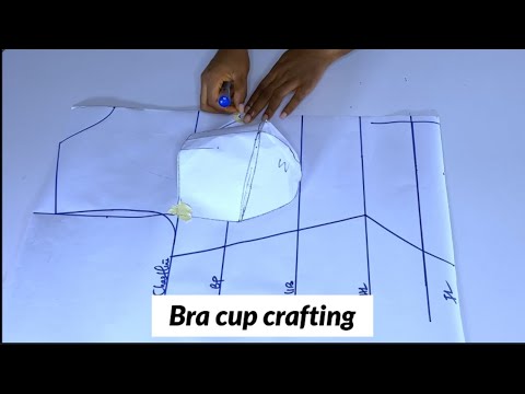 Cup crafting method for corset making || How to achieve a deep cupped corset
