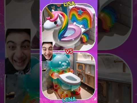 #random Lisa Or Lena Random 🩷💙 #lisaorlenarandom #choose #tiktok #unicorn #shorts #viralvideo #cute