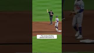 Jackson Holliday SPOILS Yoshinobu Yamamoto no-hit bid with HR 💪 #mlb #yamamoto  #holliday #orioles