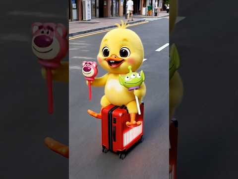 Little Duck Buys Lotso & Alien Lollipops, Family Comes First.#duck