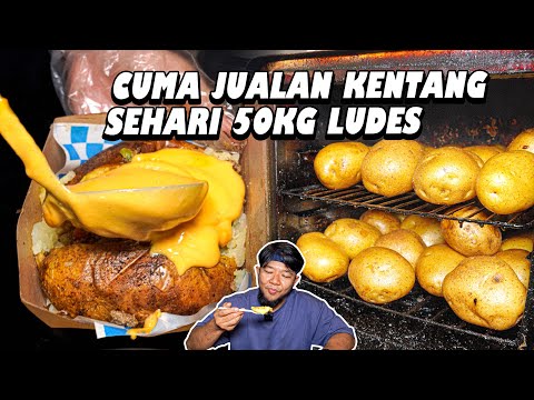 CUMA KENTANG PANGGANG JUALAN DI DALAM PASAR ORANG RELA ANTRI SAMPE 2 JAM !!