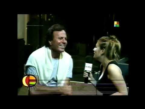 Julio Iglesias Entrevista Previa al Concierto en Luna Park Argentina 2001