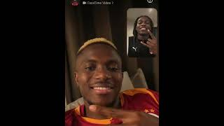 Osimhen Leao İle Görüntülü Konuşarak Galatasaray'a Gelmesi İçin İkna Etti