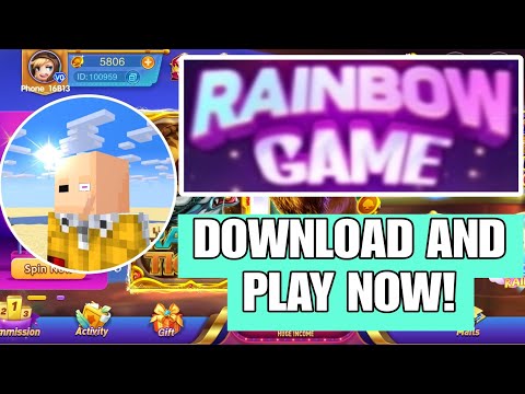 MINECRAFT RAINBOW PLAY TO EARN GAME | PWEDE KA DITO KUMITA NG PERA KADA ARAW