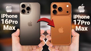 iPhone 17 Pro Max Vs. iPhone 16 Pro Max | iPhone 17 Pro Max Official Design & Specs Leaks!