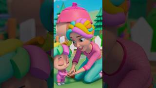 Boo Boo Song Nursery Rhyme #shorts #nurseryrhymes #kidssongs #Animated
