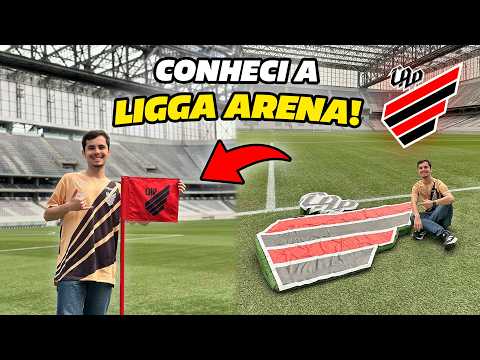 Fiz um TOUR EXCLUSIVO na LIGGA ARENA - Casa do FURACÃO!