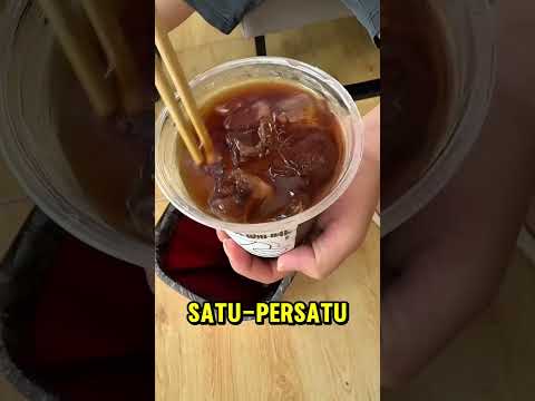KOPINYA KOK CUMAN SETENGAH ⁉️ #videoviral #faktaunik #faktamenarik