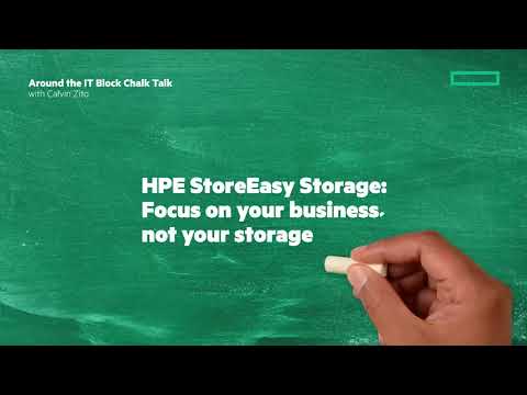 Introducing the HPE StoreEasy Storage 7th generation | Chalk Talk
