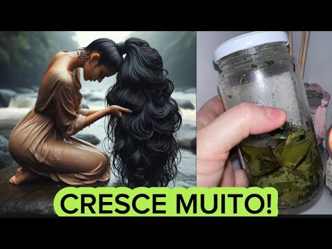 ÓLEO CASEIRO PODEROSO PARA TER UM CABELO GIGANTE RÁPIDO!