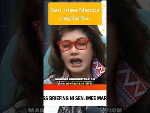 Sen. Imee Marcos GALIT kay Romualdez SINISIRA ang ADMINISTRASYON🤬#reels#shortsvideo#shortvideo#video
