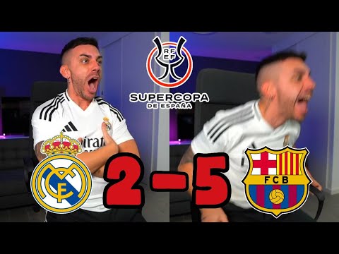 DjMaRiiO REACCIONA AL REAL MADRID 2-5 BARCELONA | FINAL SUPER COPA DE ESPAÑA