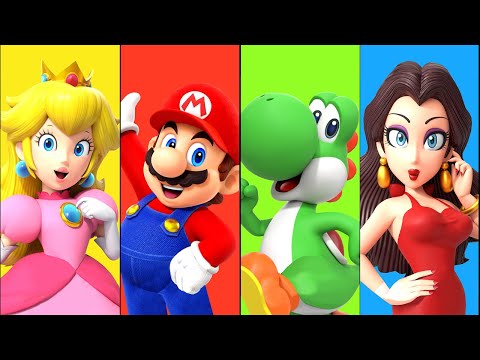 Super Mario Party Jamboree Minigames - Mario Vs Pauline Vs Yoshi Vs Luigi (Master Difficulty)