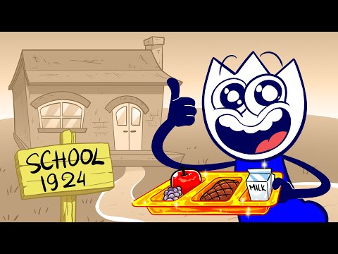 School But 100 YEARS AGO? | Funny Cartoon