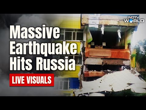 Russia Earthquake LIVE Visuals | Massive Earthquake Hits Russia | Earthquake In Russia