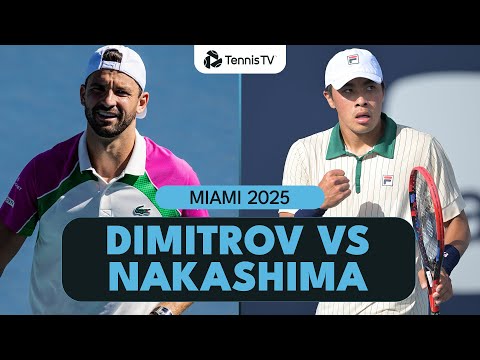 Grigor Dimitrov Takes On Brandon Nakashima For Place In Miami Quarters 💥 | Miami 2025 Highlights