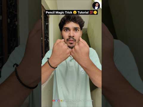 Pencil ✏️ Magic Challenge Tutorial 💯🤫😱 #shorts #trending #viral