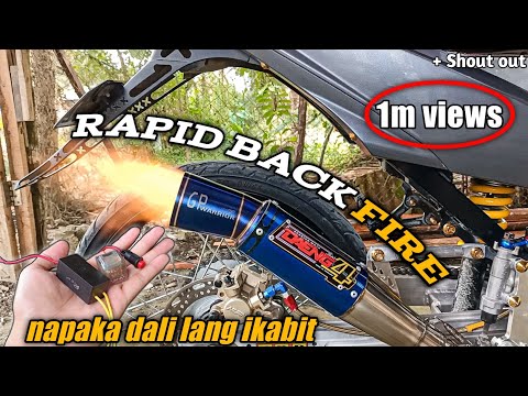 Rapid back fire🔥 tips at tutorial para iwas sabog! | Raider 150 streetbike | Bobwerkz mmvlog