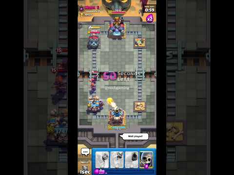 Evo Valkyrie & Wizard Shut Down by Spells Only🤣💥| #clashroyale #trendingshorts #viralshort #ytshorts