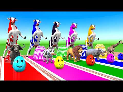 FUNNY COW DANCE 5 │ The SECRET To Making FUNNY COW Videos is COW Games | Animals Doodle Tv
