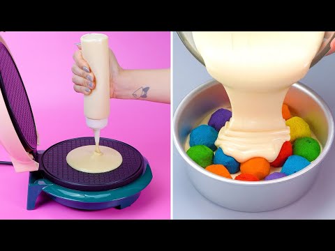 ❤🧡💛💚💙 Easy And Delicious Cake Ideas | How To Make Cake Decorating Ideas | So Yummy Cake