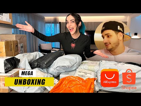 MEGA UNBOXING DA CHINA COM ELA