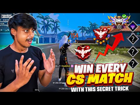 How To Win Every CS Rank With Random Players😱🔥| CS Rank Tips And Tricks | Free Fire