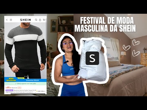 RECEBIDOS DA SHEIN DE MODA MASCULINA