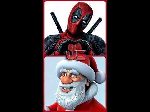 DeadPool Vs Santa Who Is Best ? 🤣🔥 #Shorts