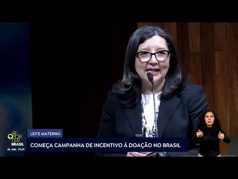 Começa campanha de incentivo à doação de leite materno no Brasil