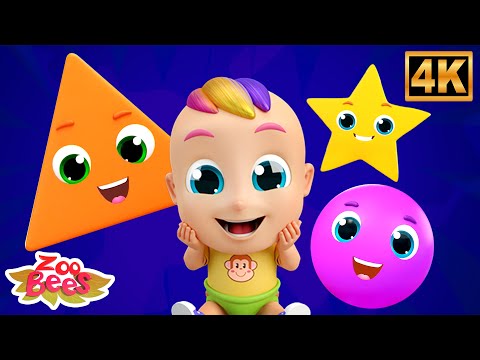 Fun Shapes Song, Learn with Colors and Rhymes