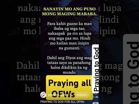 Praying to God for All OFWs #viralvideo