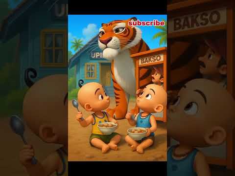 tiba tiba ada harimau besar #subscribe #upinipin #animasulucu #shorts