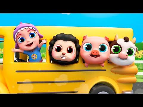 The Wheels on The Bus Song | Funny Bunny - Nursery Rhymes & Kids Songs Compilation