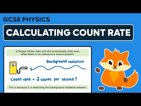 Background Radiation & Count Rate Worked Example - GCSE Physics