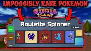 Spinning MPOSSIBLY Rare Pokemon In Brick Bronze (Roria Conquest Roblox)