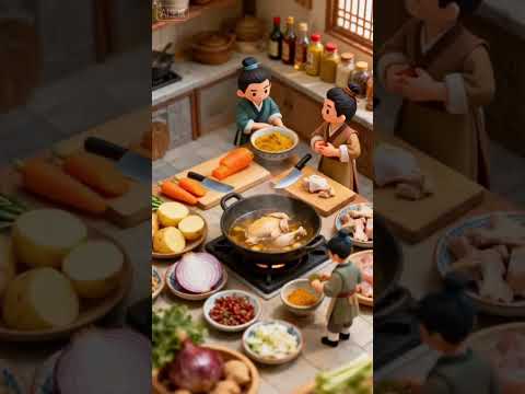 Guess what little people are going to eat #chicken #chickenrecipe #lilliput #viral #food#shorts