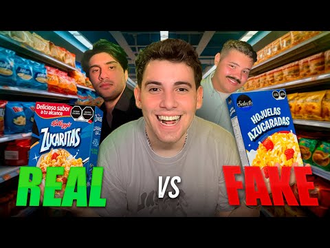 COMPARANDO PRODUCTOS REALES vs FAKES ¿Vale la pena pagar mas? 💵😳🍔 | Luis Ríos