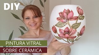 😃 Técnica de Falso Vitral sobre Cerámica