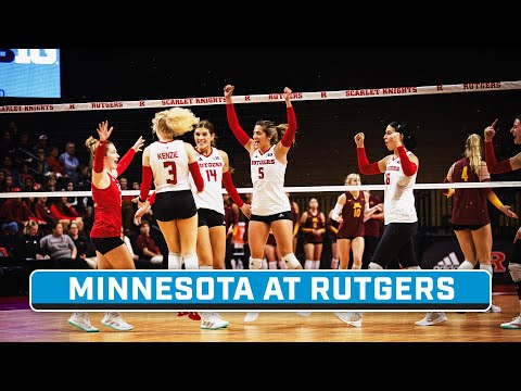 Minnesota at Rutgers | Big Ten Women’s Volleyball | Oct. 7, 2023