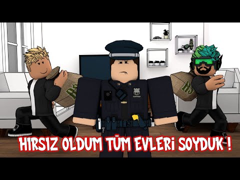 HIRSIZ OLDUM TÜM EVLERİ SOYDUK W/HAN KANAL | Roblox Steal Up