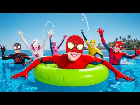 Can Spider-Man Escape Serbian Dancing Lady’s Pool Trap?! 😱💦 | Spider-man: Into The Spider-verse 2025