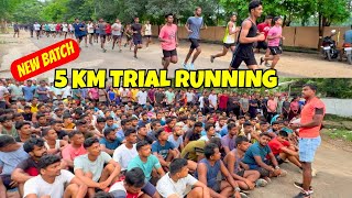 SSC(GD) 5KM New Batch Trial Running | Berhampur Physical Academy